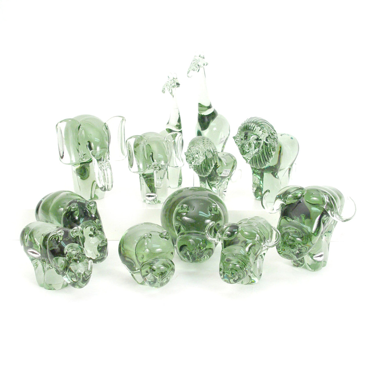 Recycled Glass Elephant