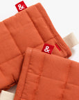Paprika Red Cotton Oven Mitts - Set of 2
