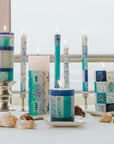 Arniston Beach Painted Candles
