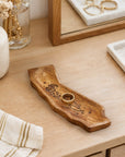 California State Poppy Trinket Dish - Mango Wood