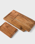 Natural Acacia Wood Cutting Boards - Set of 3