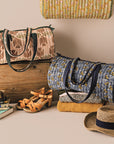 Wildgrove Block Print Weekender Bag