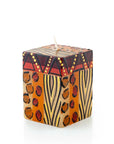 Animal Print Painted Candles
