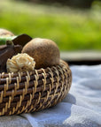 Rattan Apple Bowl