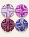 Solid Mixed Set of 4 Coasters