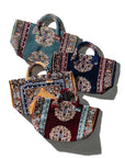 Yellow Rug Fabric Carpet Bag