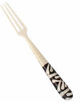 Long Batik Bone Appetizer Forks, Set of 2