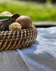 Rattan Apple Bowl