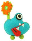 Blue Flower Felt Tooth Fairy Monster