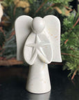 Angel Soapstone Sculpture Holding Star