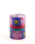 Blue Moon Painted Candles