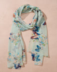 Komal Butterfly Chiffon Scarf