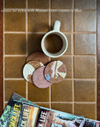 Solid Mixed Set of 4 Coasters
