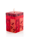 Berry Blaze Painted Candles