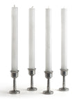 Luma Afrika Frosted Taper Candles – White, Set of 4
