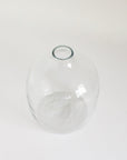 Hebron Hammered Glass Vase - Clear