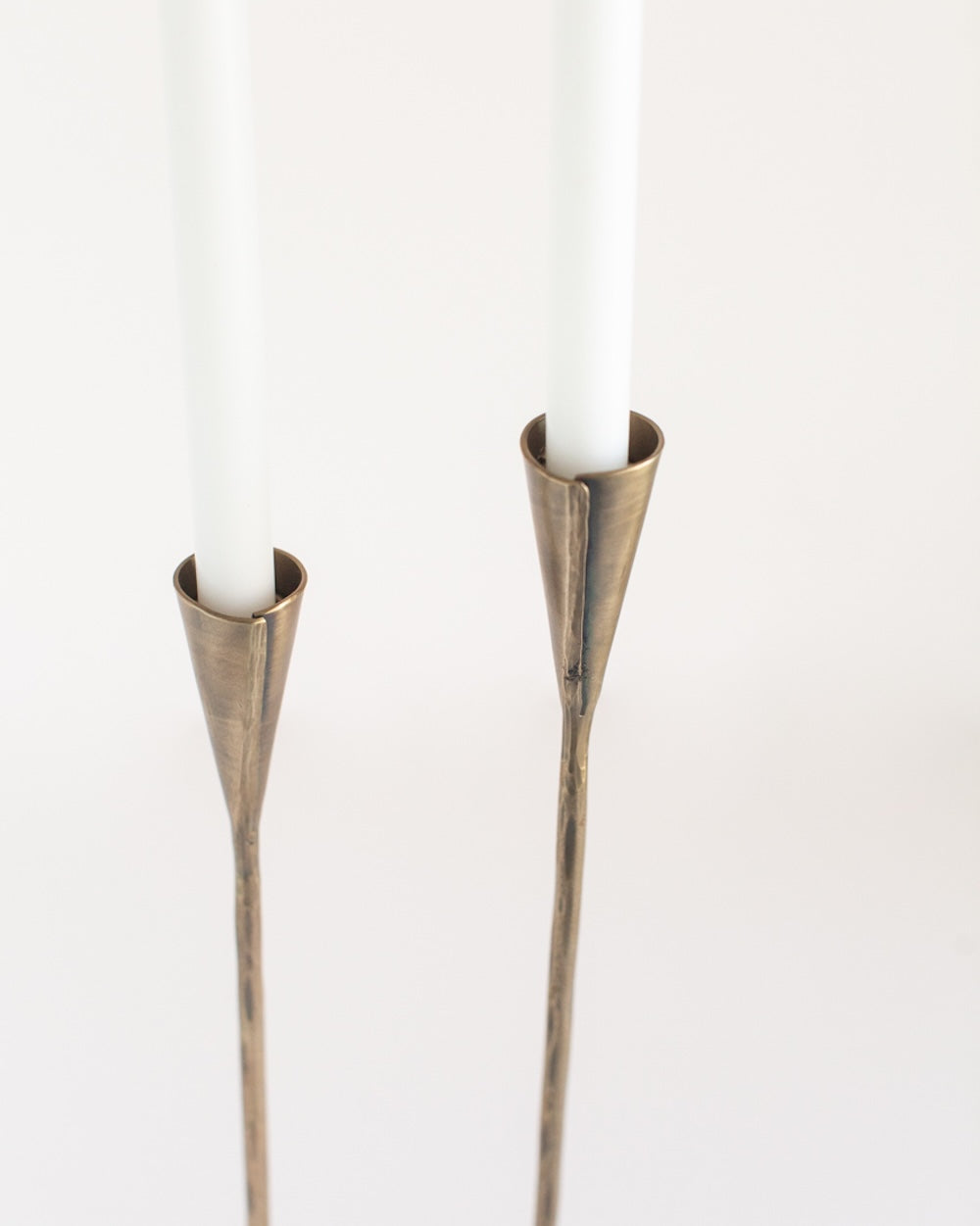 Phoenix Candlesticks Brass Finish - Set of 2