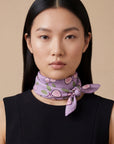 Fig Cotton Silk Bandana