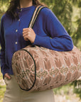 Peregrine Block Print Weekender Bag