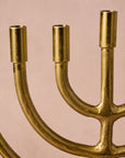 Jyoti Brass Horn Menorah