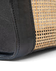 Cannes Rattan Top Handle Bag