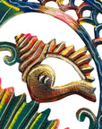 24-inch Painted Fish & Shell - Caribbean Craft