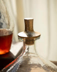 Wide Pebbled Decanter