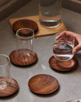 Cremini Tall Mouth-Blown Glass Cups - Set of 4