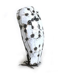 Recycled Metal Snowy White Owl