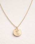 Wild Daisy Pendant Necklace in Gold Fill