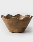 Scalloped Mangowood Bowls