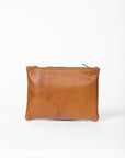 Woven Leather Large Pouch