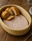 Spring Meadow Bread Warmer & Basket Set