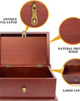 Antique Style Decorative Wooden Storage Box