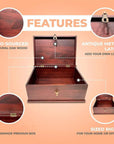 Antique Style Decorative Wooden Storage Box