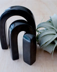 Black Rainbow Sculpture