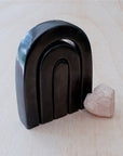 Black Rainbow Sculpture