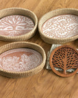 Spring Meadow Bread Warmer & Basket Set