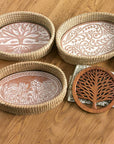 Double Vine Bread Warmer & Basket Set