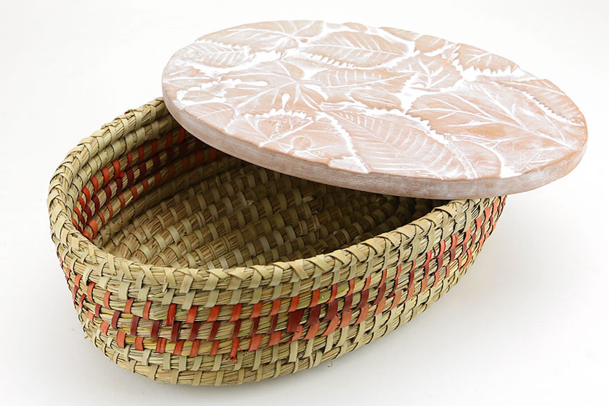 Falling Leaves Bread Warmer & Basket Set