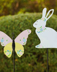 Butterfly and Bunny Decorative Garden Stakes
