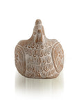 Terracotta Whitewashed Chicken Planter