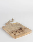 Chidiya Charcuterie Small Wooden Serving Board