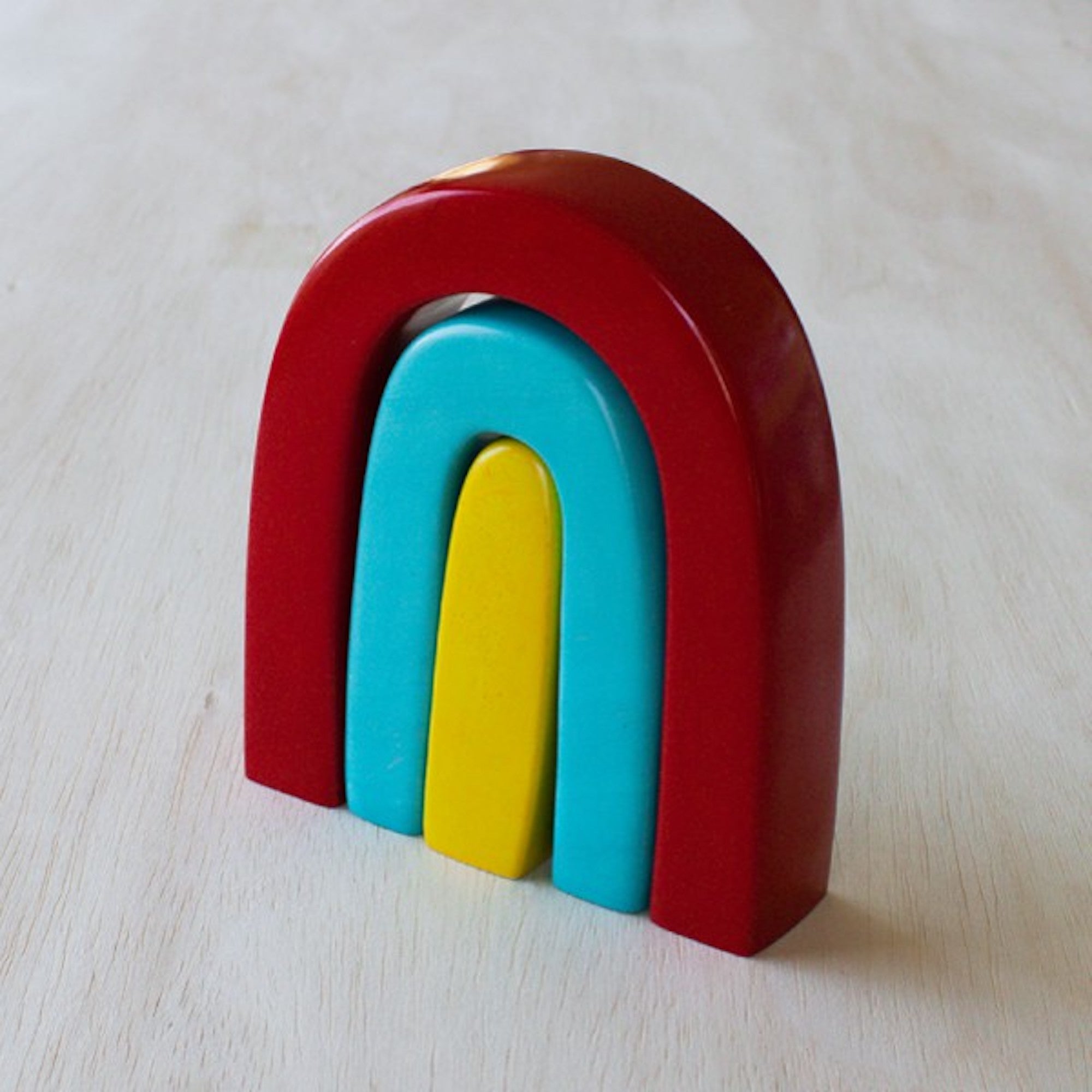 Colorful Rainbow Sculpture