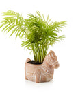 Terracotta Donkey Planter