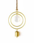Suyra Two Circle Crystal Suncatcher Wind Chime
