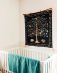 Dream Tree Wall Hanging with 42" Bamboo Textile Hanger