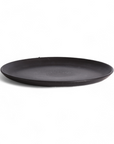 Tunisian Matte Black Stoneware Dinner Plate - Set of 4