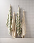 Cotton Flat Weave Kitchen Towels - Set of 4