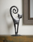 Black Cat Metal Figurine
